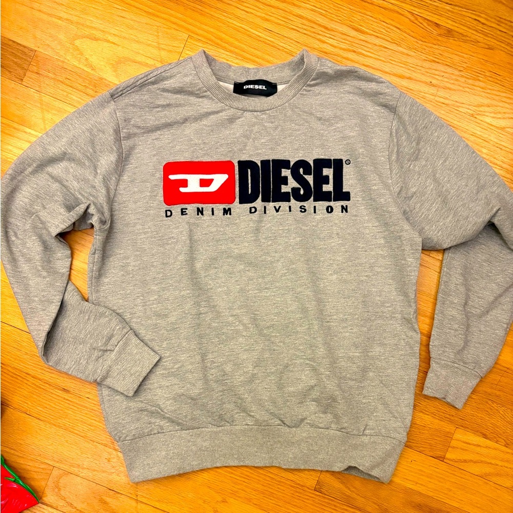 Diesel Gray Unisex Sweater